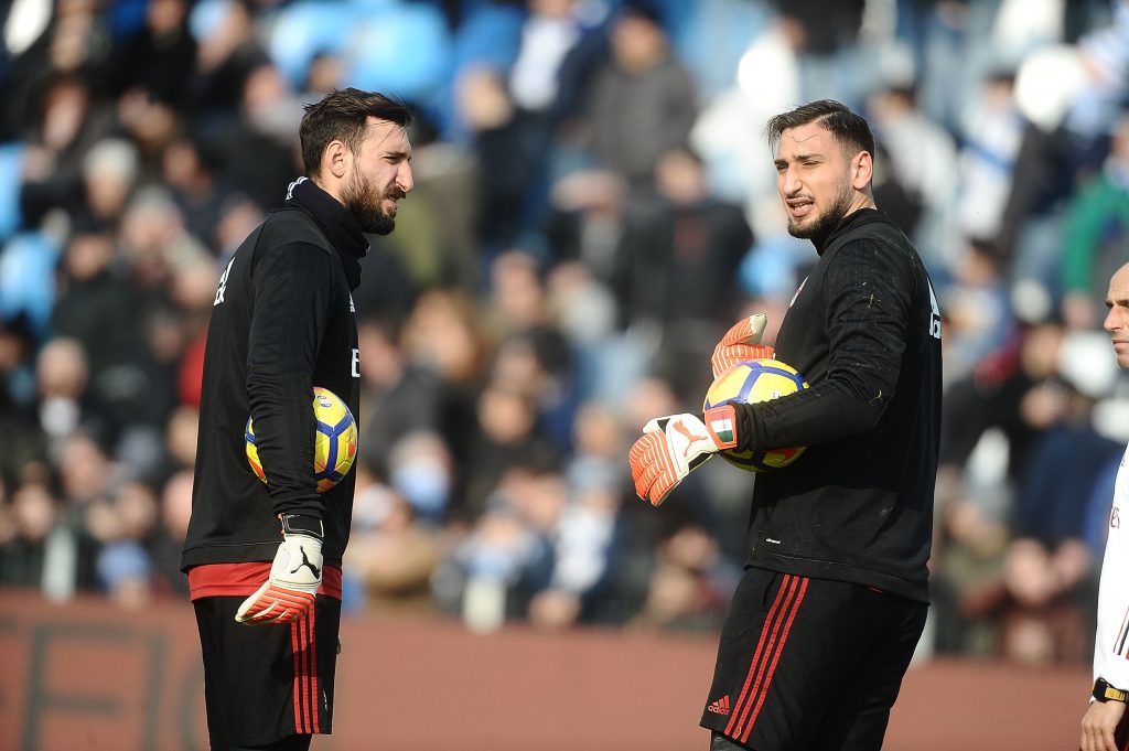 Antonio e Gianluigi Gigio Donnarumma AC Milan