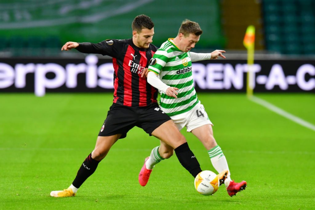 Dalot Europa League Celtic Milan