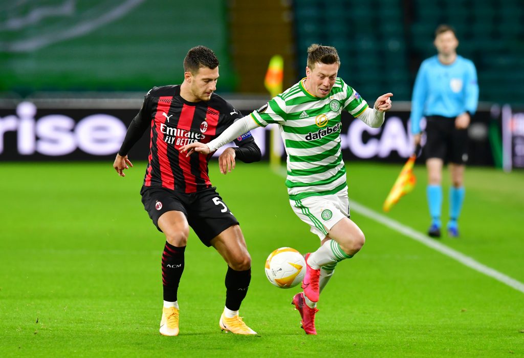 Diogo Dalot Celtic-Milan Europa League AC Milan