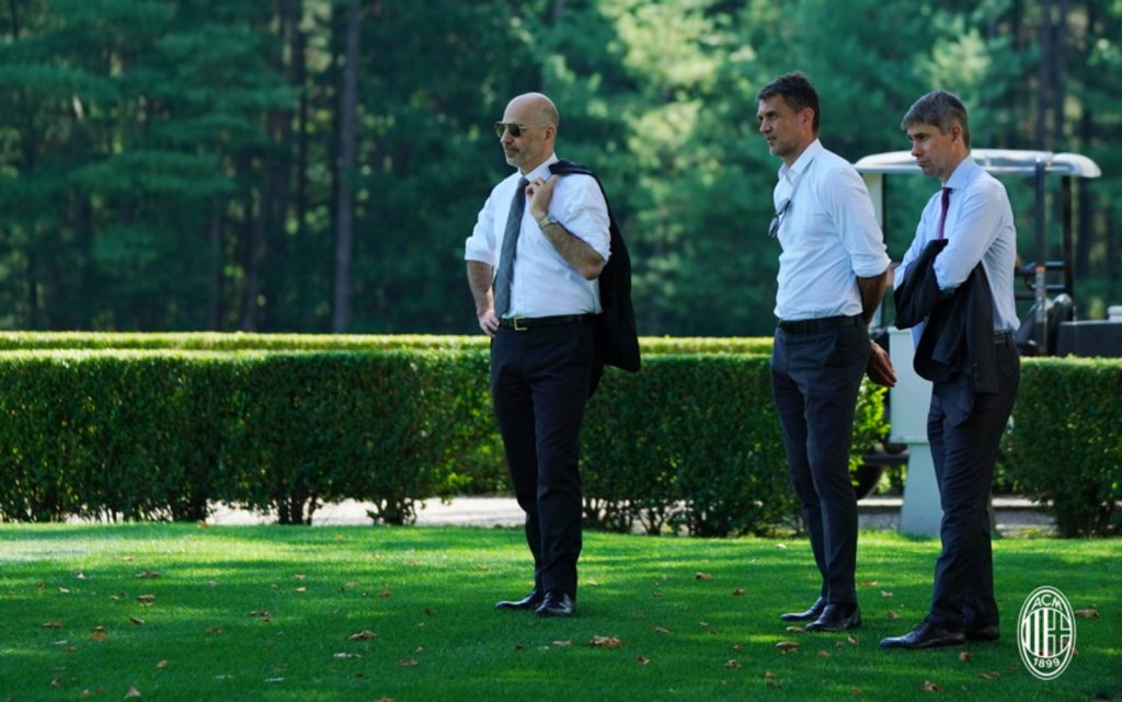 Gazidis Maldini Massara Milan Milanello
