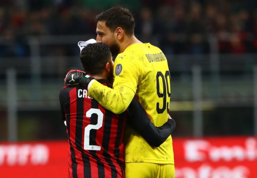 Donnarumma Calabria milan