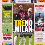 Gazzetta dello Sport prima pagina