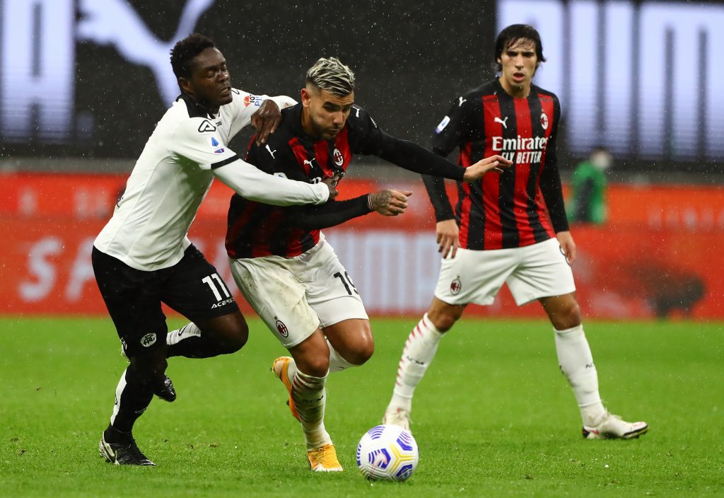 Milan-Spezia Theo Hernández