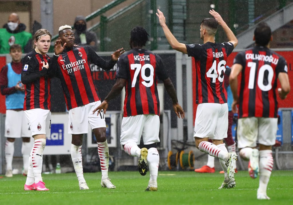 Milan-Spezia Rafael Leao giovani milan serie a