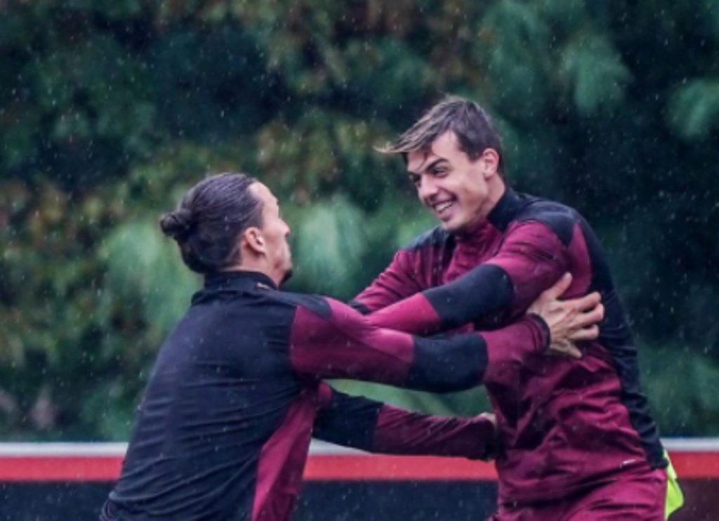 Ibra Maldini Ibrahimovic milanello milan derby