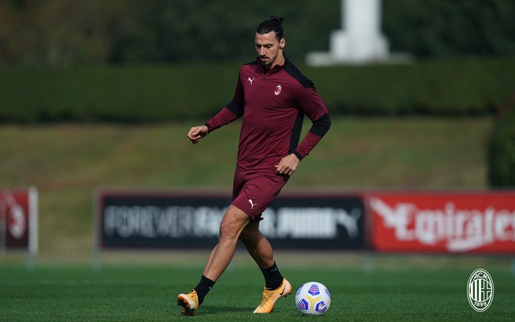Ibrahimovic milanello Milan allenamento