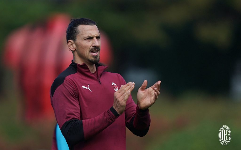 Ibrahimovic milanello Milan allenamento