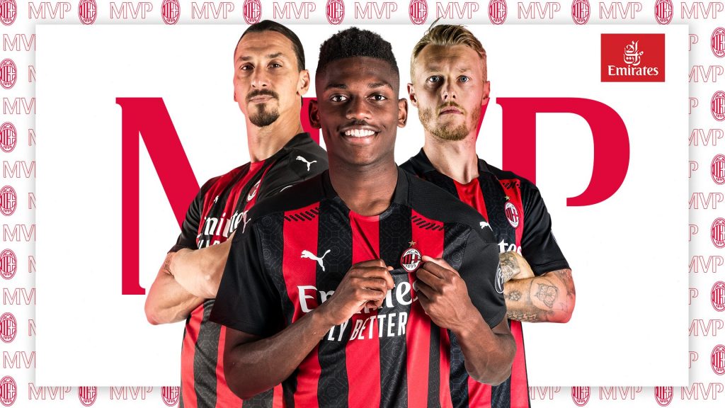 Rafael Leao AC Milan MVP Milan-Roma Serie A 2020-2021