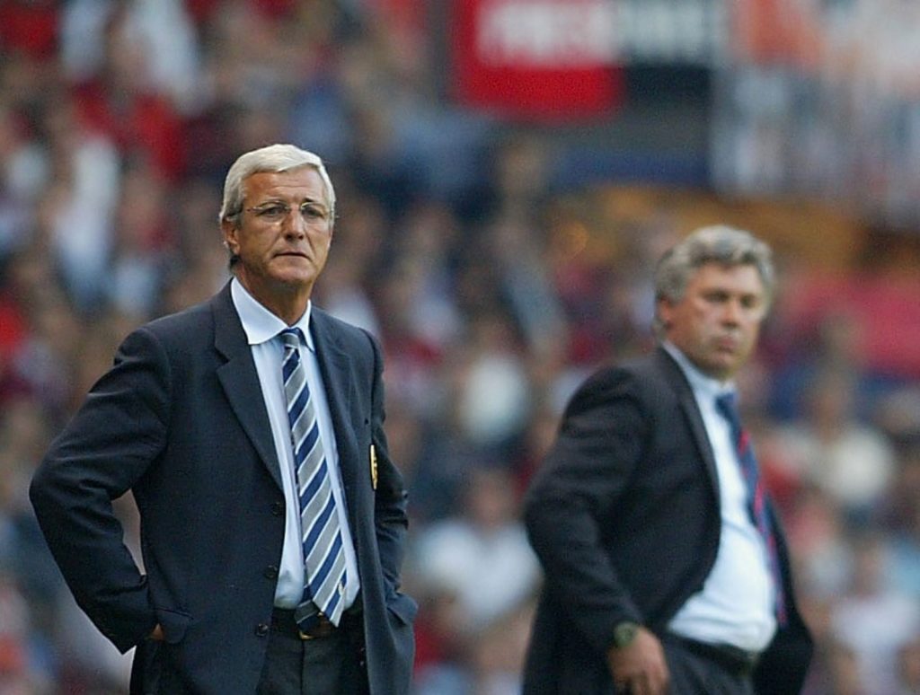 Marcello Lippi Ancelotti Manchester 2003 Champions League Milan Nedved Juventus