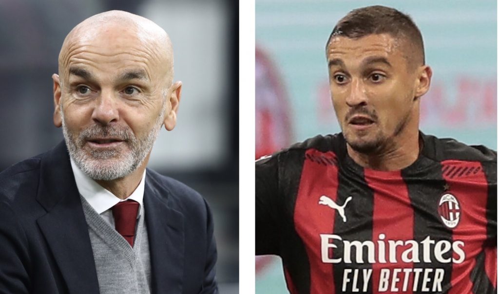 Stefano Pioli Rade Krunic AC Milan
