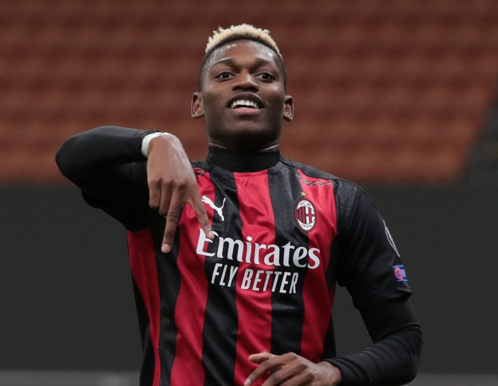 Rafael Leao esulta gol Milan Sparta Praga Europa League