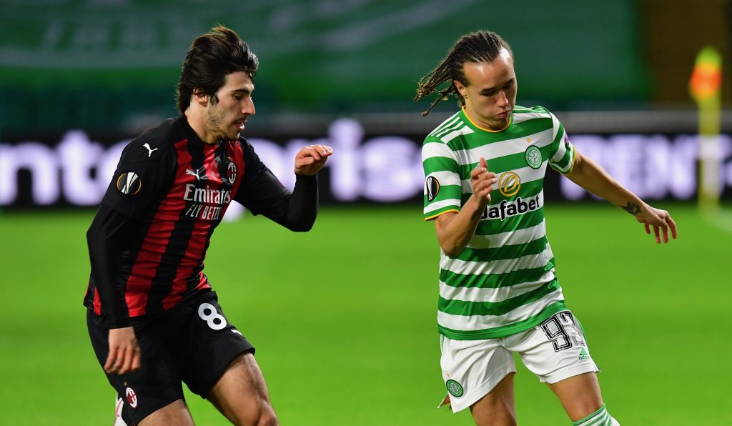 Sandro Tonali Celtic-Milan Europa League AC Milan