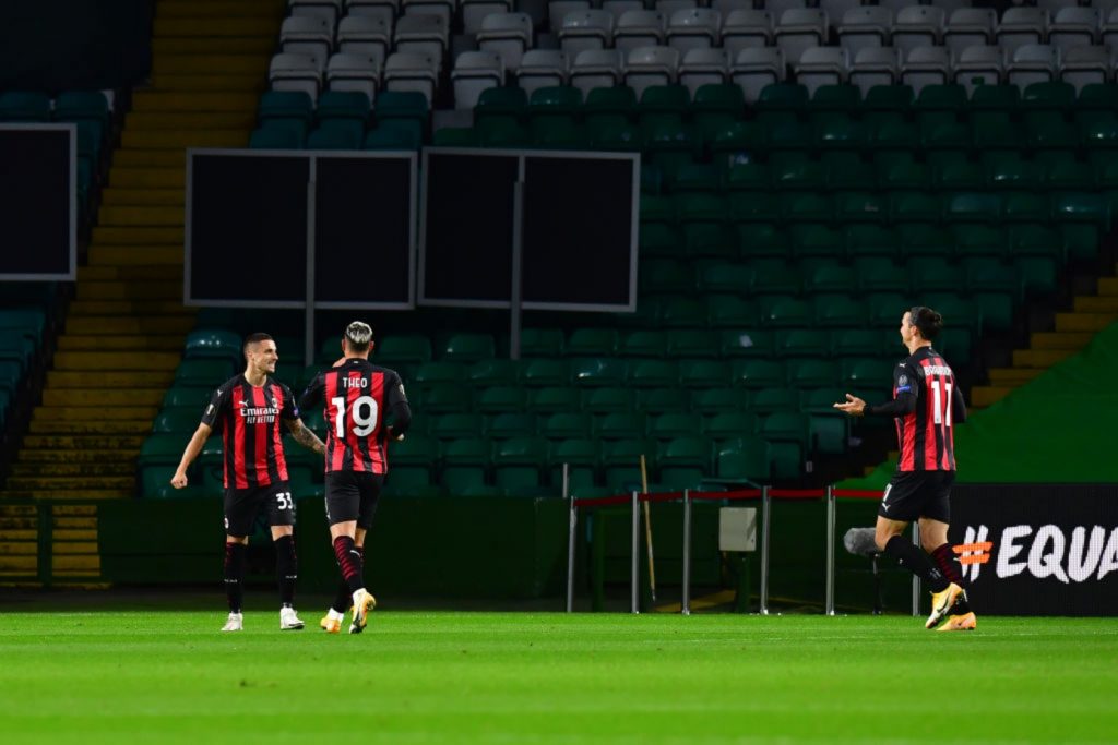 Theo Hernandez Krunic Ibrahimovic Celtic Milan Europa League