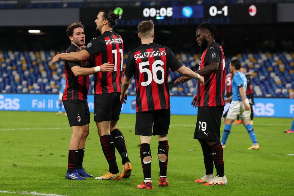 Napoli-Milan Serie A 2020-2021