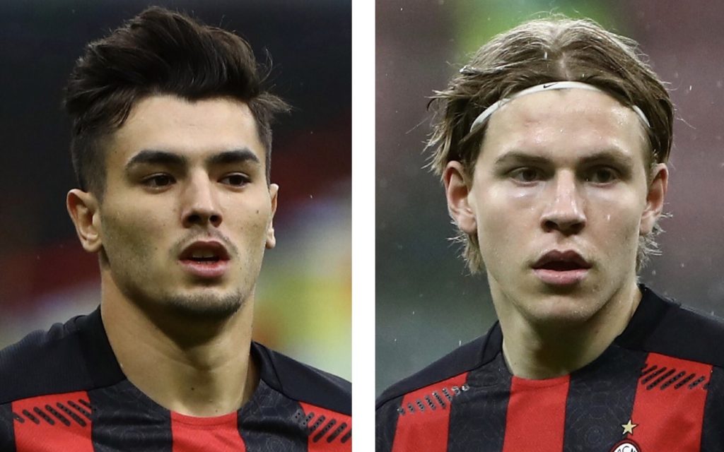 Brahim Díaz Jens Petter Hauge AC Milan