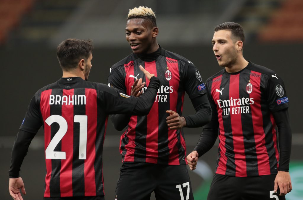 Brahim Díaz Rafael Leao Diogo Dalot AC Milan