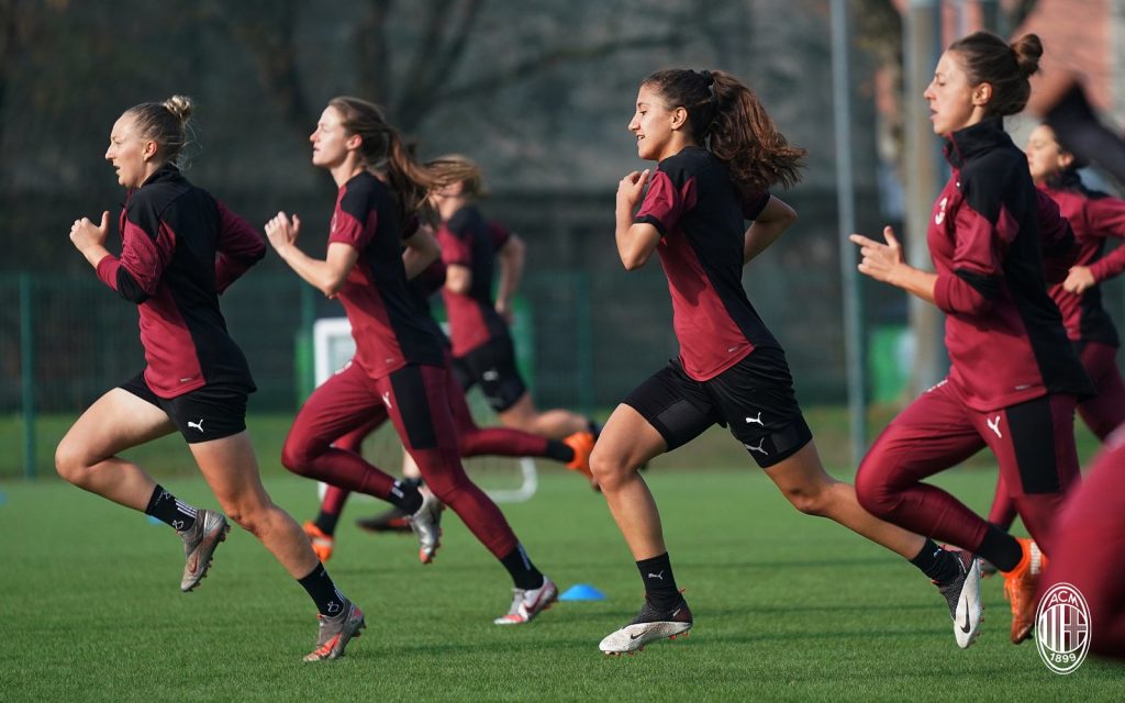 Allenamento Milan Femminile