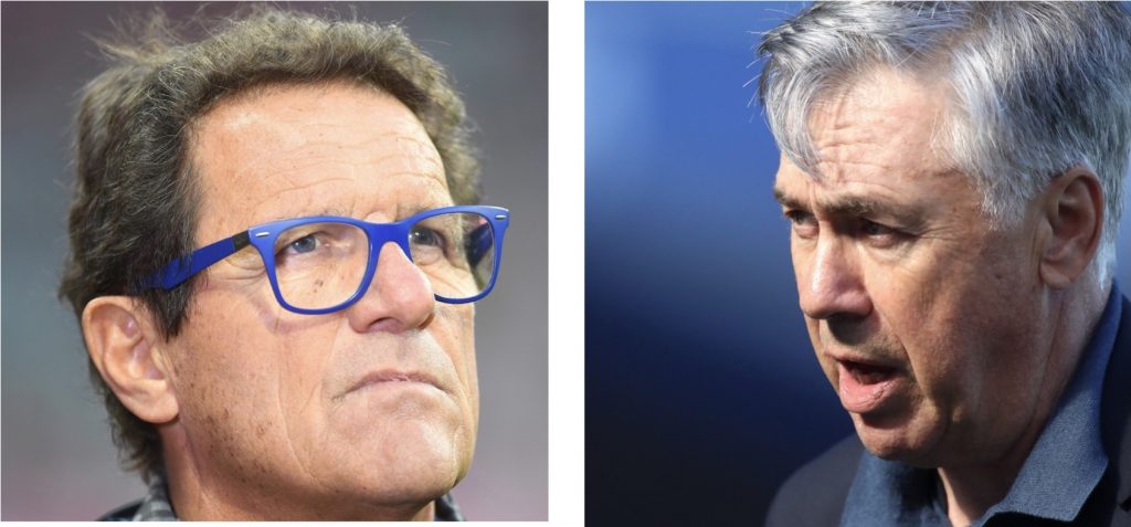 Fabio Capello Carlo Ancelotti AC Milan