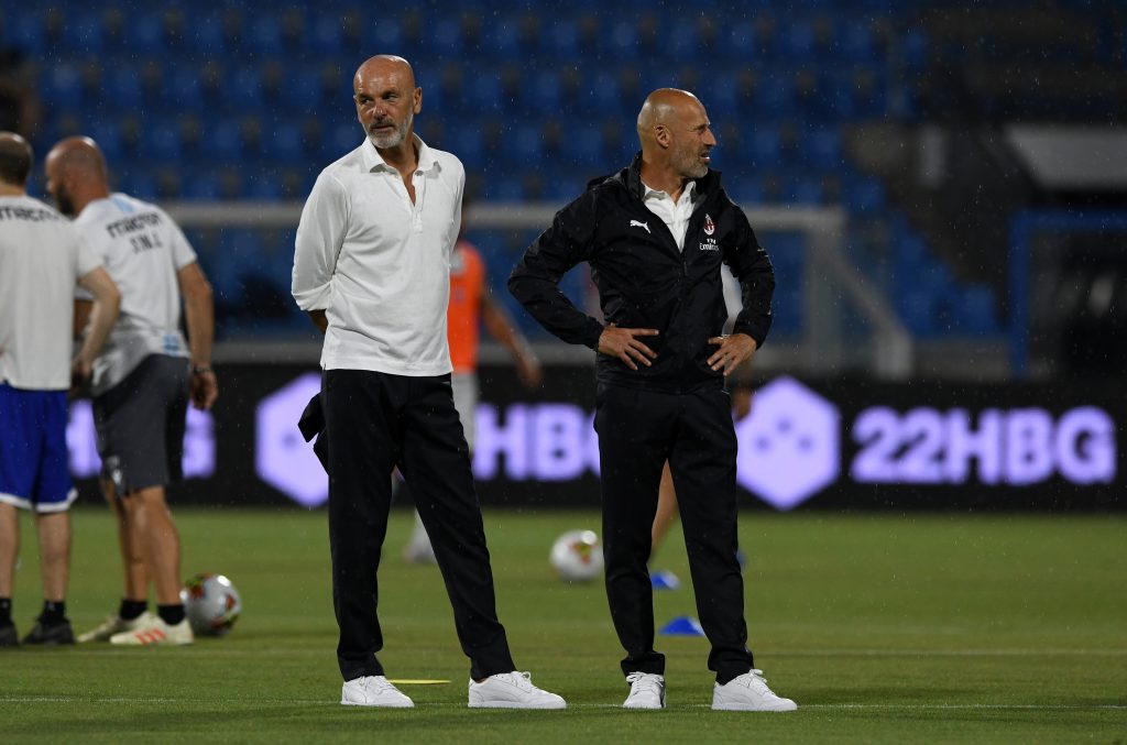 Stefano Pioli e Giacomo Murelli AC Milan