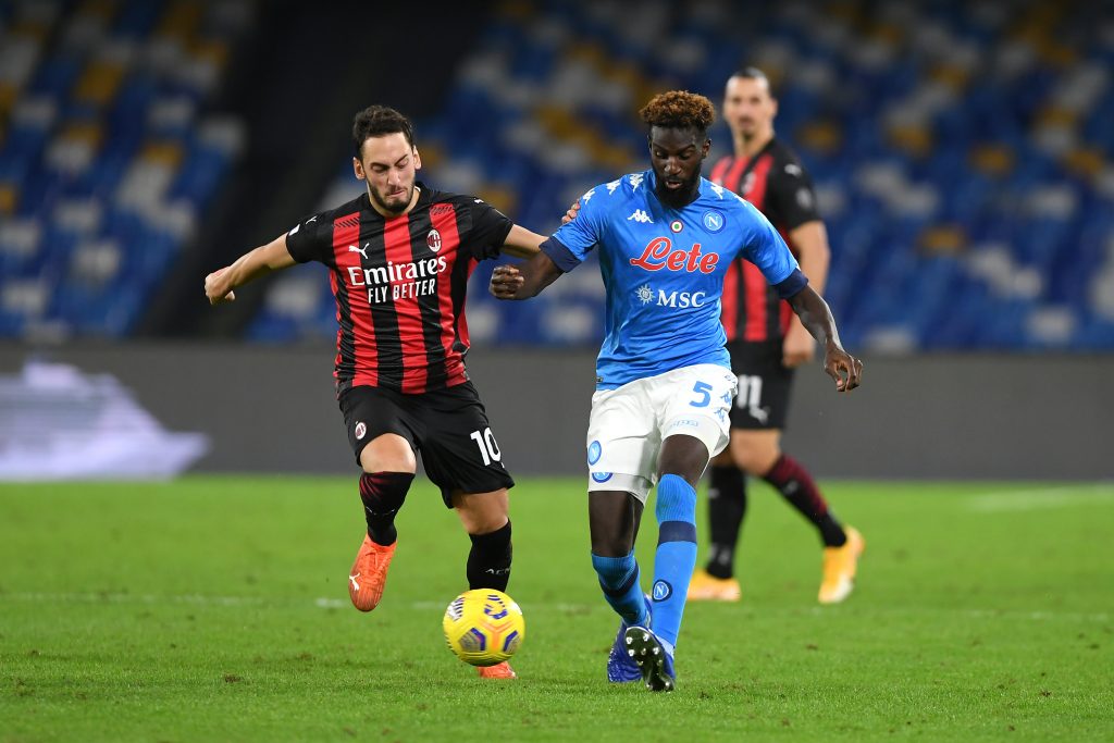 Hakan Calhanoglu AC Milan Napoli-Milan
