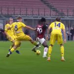 rigore AC Milan Hellas Verona di Lovato su Kessie, manca ammonizione al giallo blu