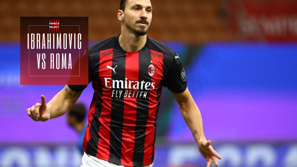 gol Ibrahimovic rigore AC Milan Roma