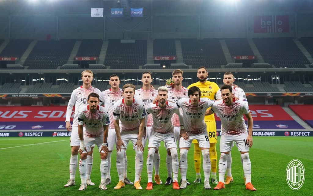 Lille-Milan AC Milan Europa League 2020-2021