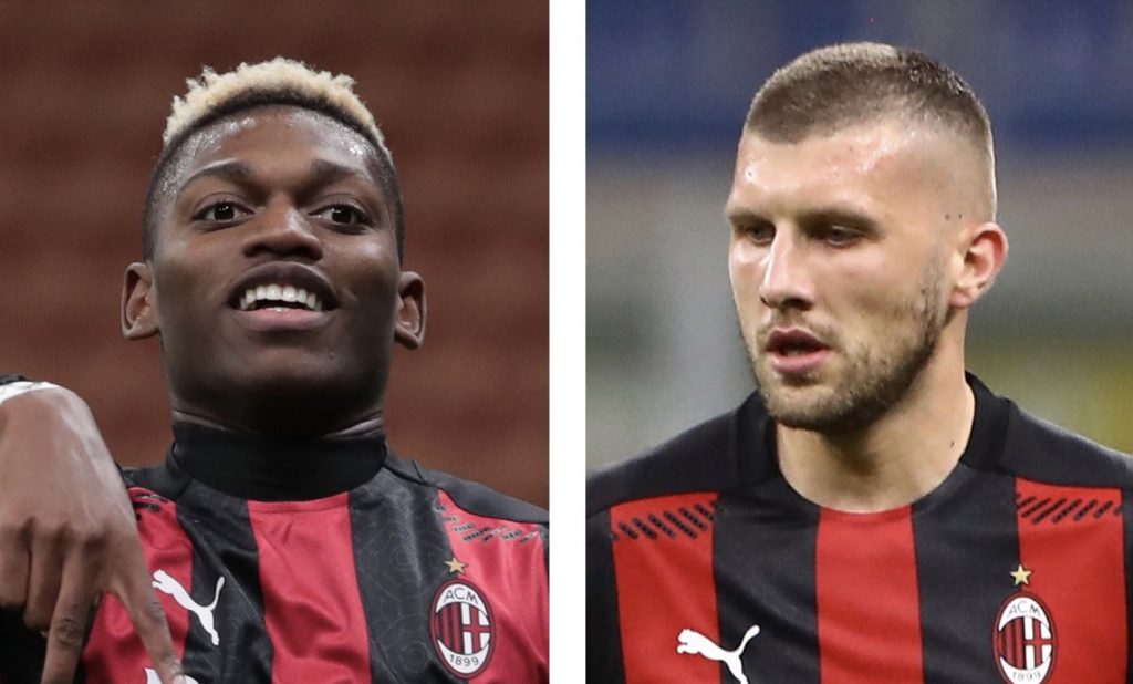 Rafael Leao Ante Rebic AC Milan