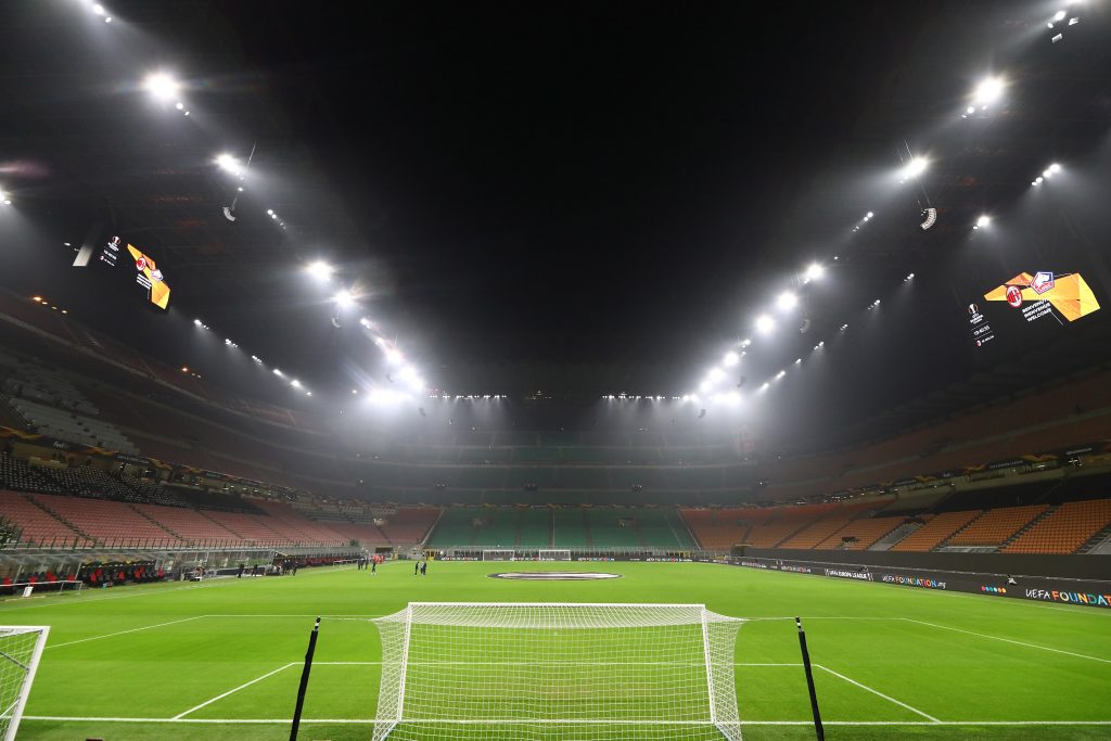 Stadio Giuseppe Meazza San Siro AC Milan Europa League Milan-Lille 2020-2021