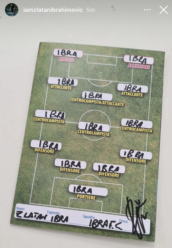 Top 11 Instagram Zlatan Ibrahimovic AC Milan