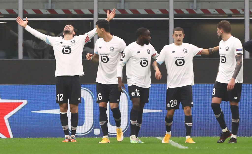 Yusuf Yazici Lille Europa League Milan-Lille 2020-2021