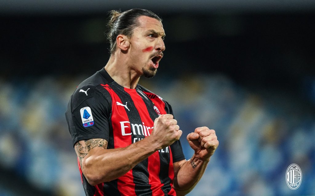 Zlatan Ibrahimovic AC Milan Napoli-Milan