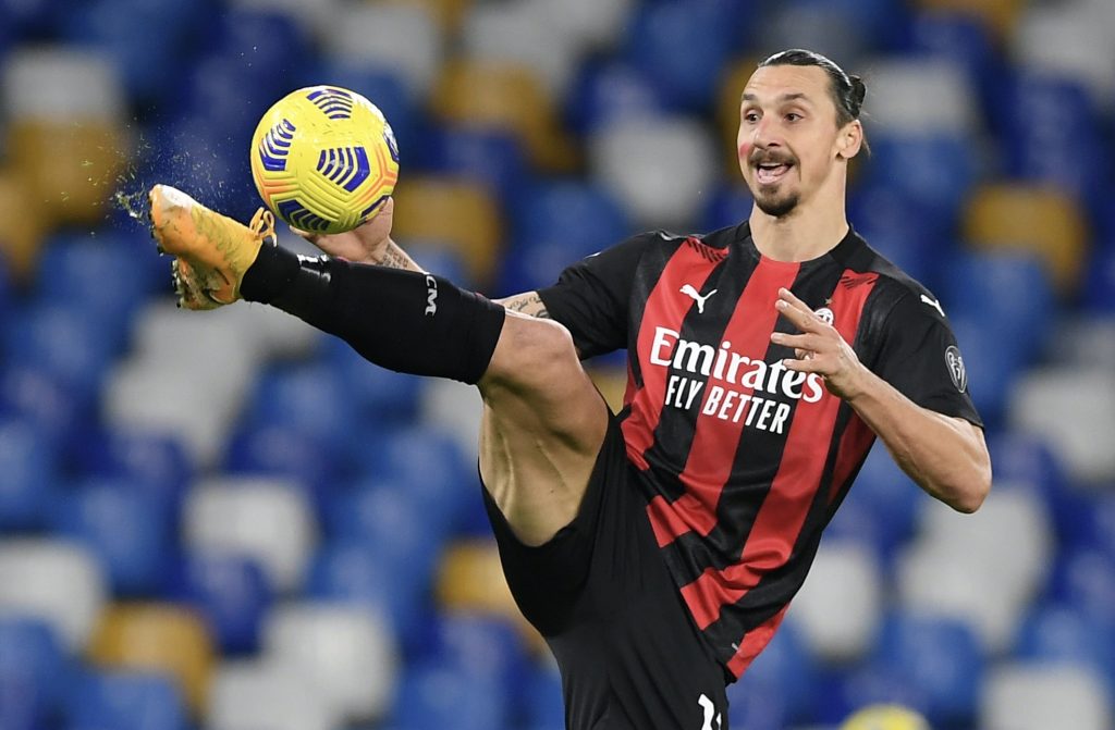 Zlatan Ibrahimovic AC Milan Napoli-Milan