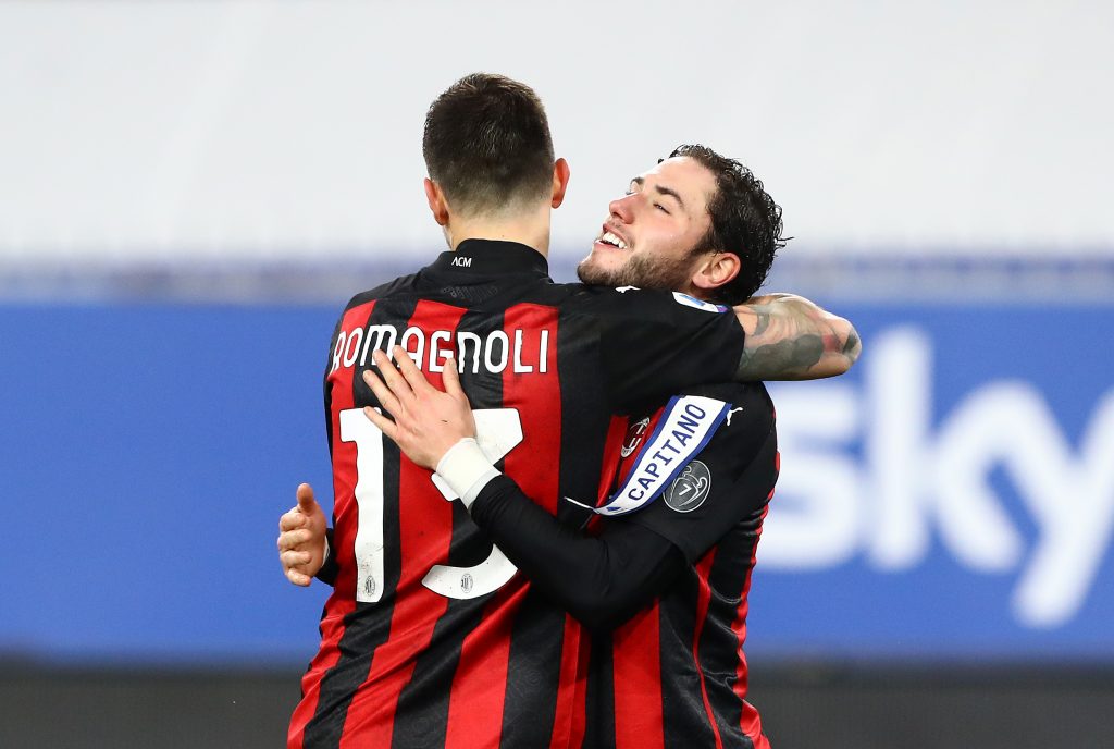 Alessio Romagnoli Davide Calabria AC Milan