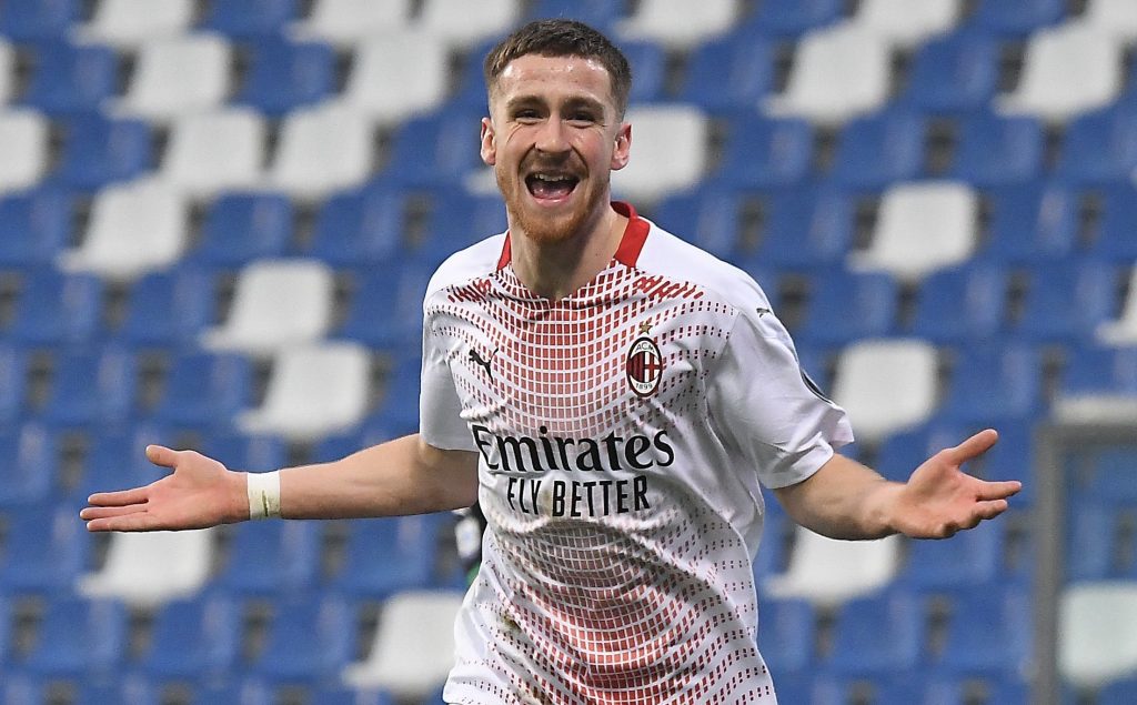Alexis Saelemaekers AC Milan Sassuolo-Milan