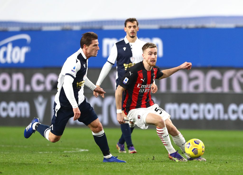 Alexis Saelemaekers AC Milan Sampdoria-Milan