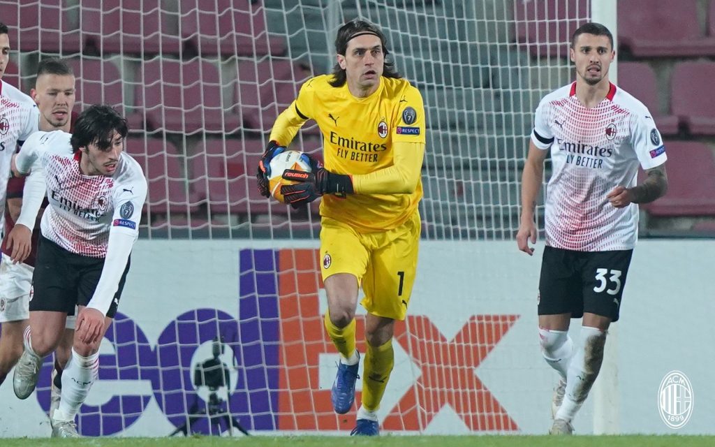 Ciprian Tatarusanu AC Milan Sparta Praga-Milan Europa League