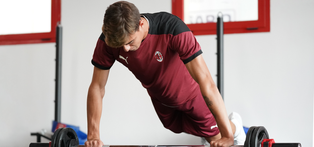 daniel maldini ac milan allenamento