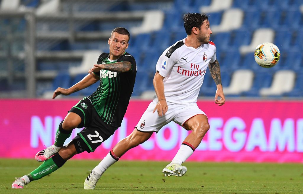 Davide Calabria AC Milan Sassuolo-Milan