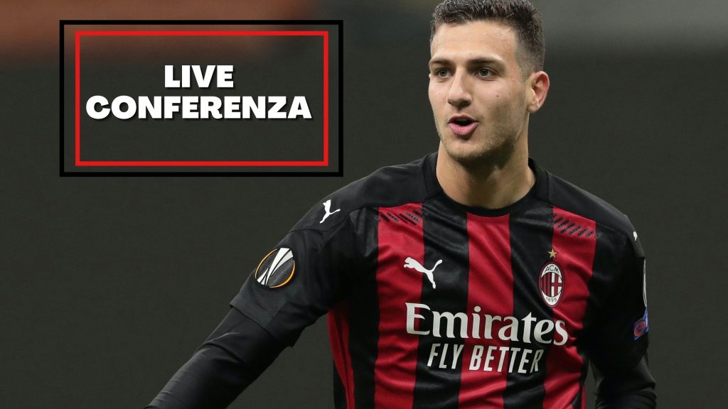Diogo Dalot AC Milan Conferenza Live Milan