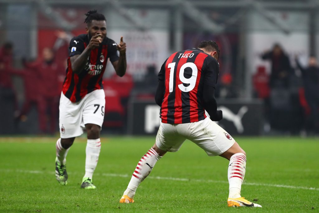 Franck Kessié Theo Hernández AC Milan Milan-Parma