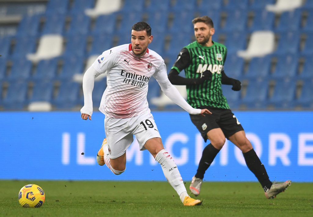 Theo Hernández AC Milan Sassuolo-Milan