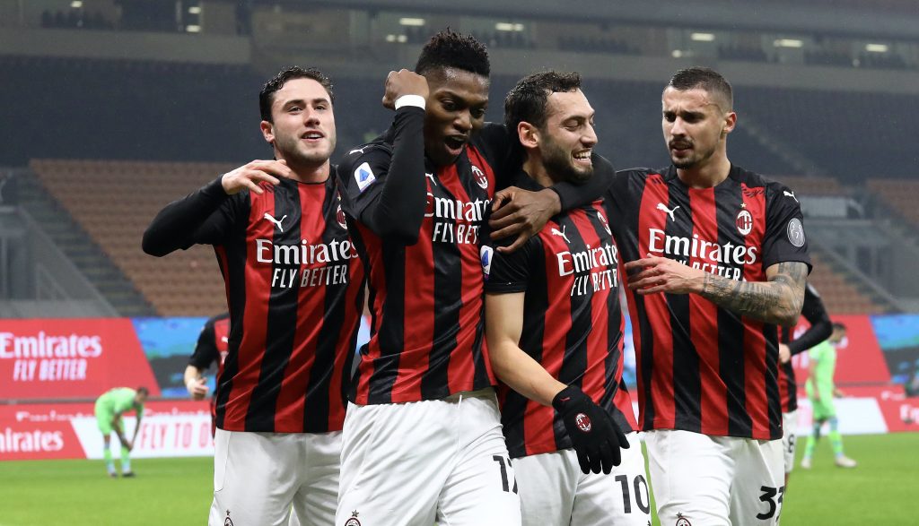 Hakan Calhanoglu AC Milan Milan-Lazio