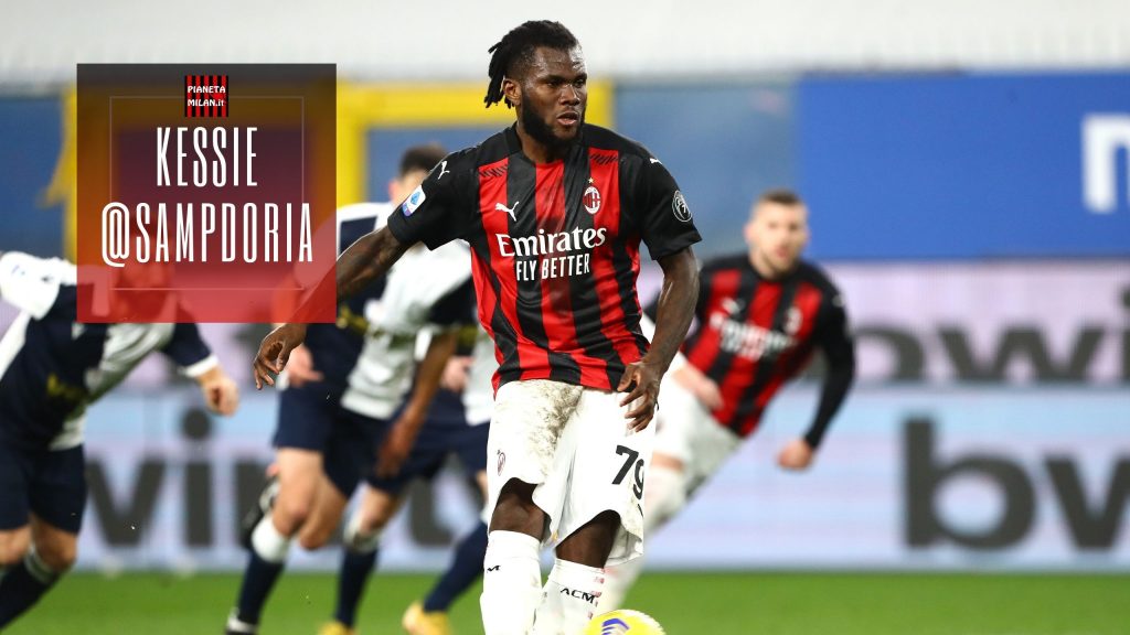Kessie Sampdoria AC Milan gol video (GettyImages)