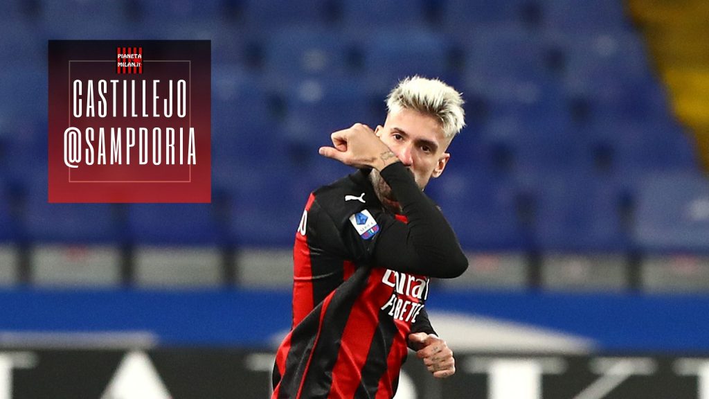 Castillejo Sampdoria AC Milan gol video news (GettyImages)