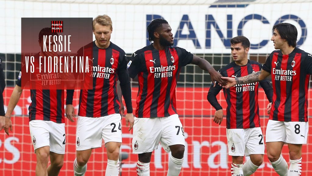 AC Milan Fiorentina Kessie gol video news (GettyImages)