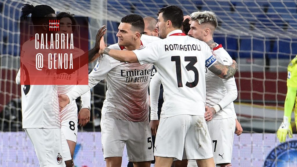 Genoa AC Milan gol Calabria video (GettyImages)