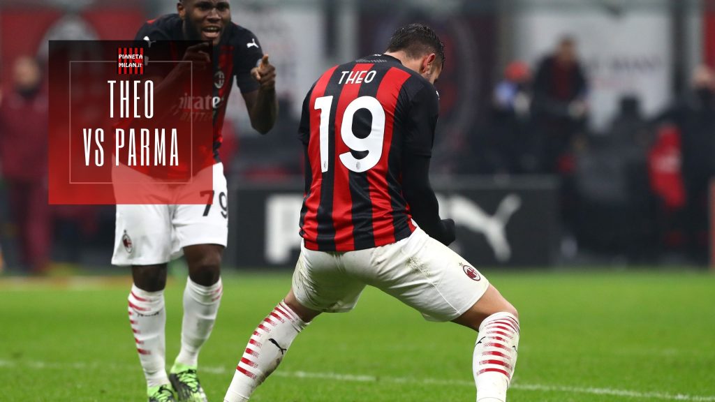Theo AC Milan Parma video gol (GettyImages)