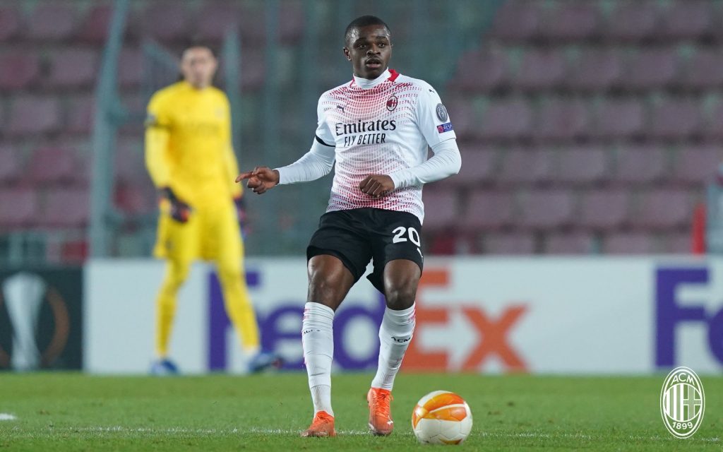 Pierre Kalulu AC Milan Sparta Praga-Milan Europa League