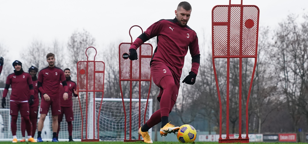 rebic allenamento ac milan news milanello